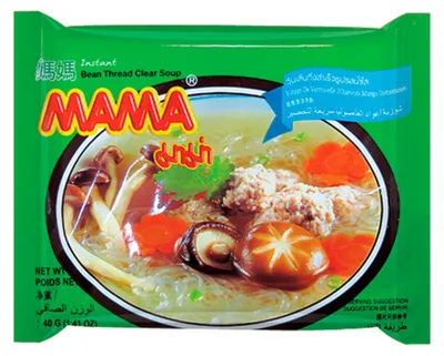 Produktbild von Mama - Instant Nudelsuppe mit Glasnudeln - glutenfrei - 40g