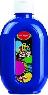 Produktbild von Fluoreszierende blaue Plakatfarbe 300ml