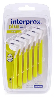 Immagine prodotto di Interprox plus scovolini interdentali gialli mini PHD 1,4 confezione da 6 pz