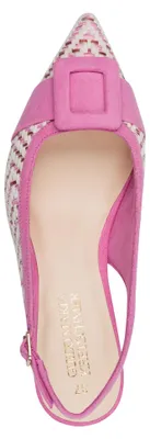 Produktbild von MARCO TOZZI Damen Pumps Weboptik Zierschnalle 2-89500-46, Größe:36 EU, Farbe:Pink