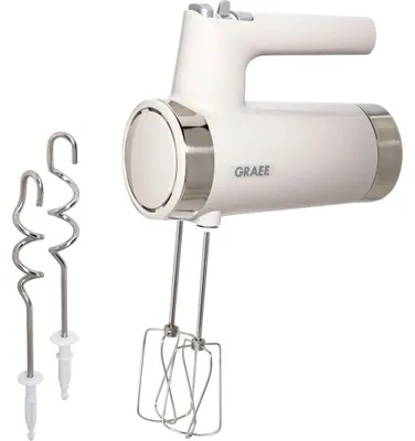 Produktbild von Graef HM508, Handmixer, Graubraun, Schlagen, Kneten, Mixen, Rührer, 1,65 m, 1080 RPM, Tasten