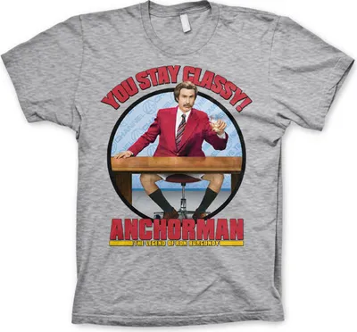 Produktbild von You Stay Classy T-Shirt - Medium - Heather-Grey