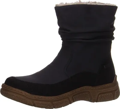Produktbild von Rieker Damen Stiefelette mit gerafftem Schaft Warmfutter wasserabweisend 72382, Größe:39 EU, Farbe:Blau