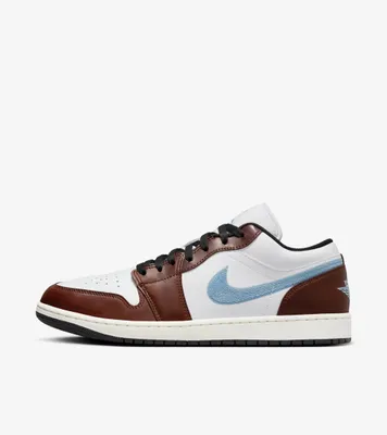 Produktbild von Air Jordan 1 Low SE "Brown Blue Grey", Braun/Blaugrau, Größe: 40