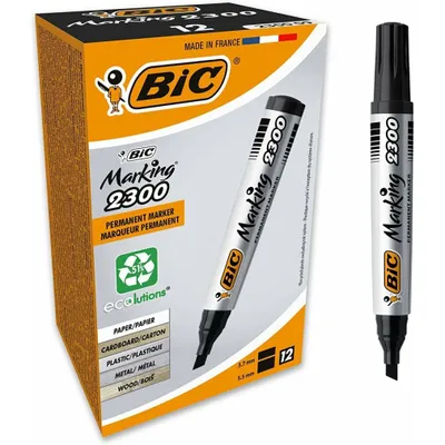 Immagine prodotto di BIC MARKING® 2300 ECOlutions® 8209263 Permanentmarker schwarz 3,7 - 5,5 mm