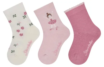 Produktbild von Sterntaler Socken 3er-Pack Blumen