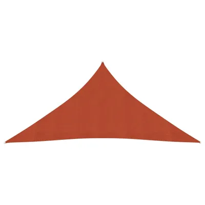 Image de Voile d'ombrage 160 g/m² rouge terracotta 4,5x4,5x4,5 m HDPE