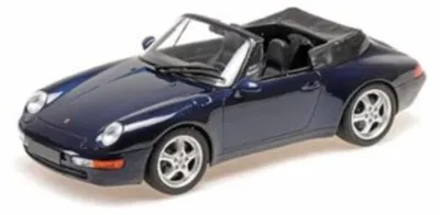 Produktbild von Minichamps 1:18 PORSCHE 911 (993) CABRIOLET - 1994 - BLUE METALLIC 155061130