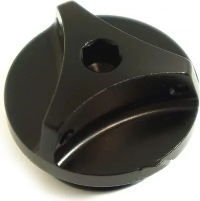 Obrázok produktu pre Olejová zátka JMP Bolt M27x3.00mm hliníková čierna pre Yamaha XV Virago FZS Fazer / S 125 / 400 / 500 / 535 / 550 / 600 / 650 / 660 / 689 / 700