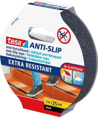 Produktbild von Tesa Kinnschutzband 25 mm x 5 m schwarz