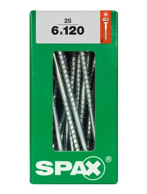 Produktbild von Spax Universalschrauben 6.0 x 120 mm TX 30 - 25 Stk.