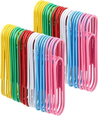 Immagine prodotto di Fermagli per fogli in alluminio, 50 pezzi, colorati, per l'ufficio e lo studio