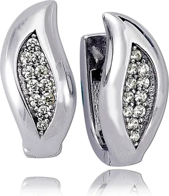 Produktbild von Balia Damen Silber 925 0,9cm weiß, silber Ohrschmuck D2BAO0045SW