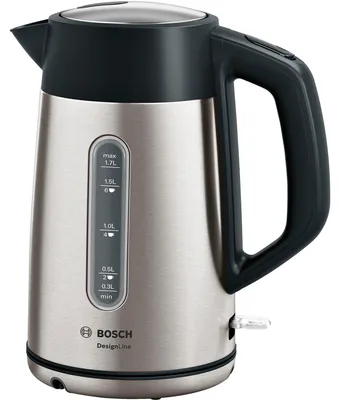 Productafbeelding van Bosch TWK 4P440 waterkoker, 2400W, 1,7 liter, wit/zwart