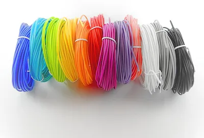 Immagine prodotto di Filamento PCL, 1,75 mm, 12 colori, 10 metri per colore, per penne 3D