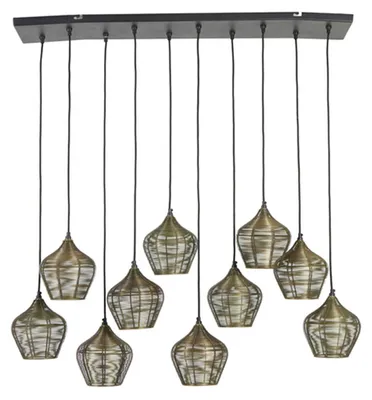 Obrázek produktu pro Light & Living - závěsné svítidlo - Alvaro - zlatá - kov - drátěná lampa - E27 - 2956918