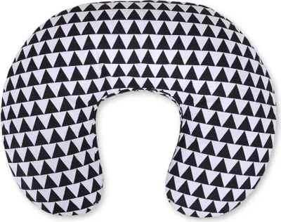 Imagen del producto de Almohada de lactancia desmontable con forma de frijol - Triángulos s