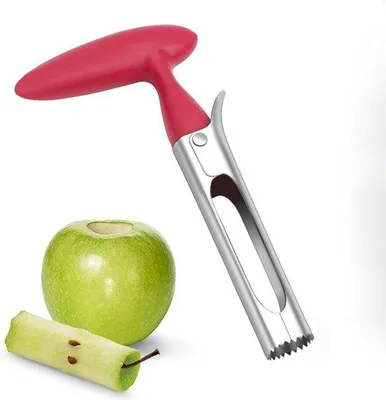 Produktbild von Apfelschneider, Entkerner, Schäler aus 304 Edelstahl mit scharfer Kante und ergonomischem Griff