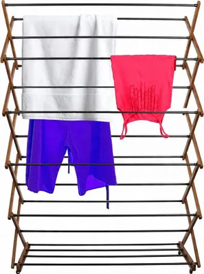 Produktbild von Sepio Wäscheständer Ausziehbar 80 cm, Ausziehbare Wäscheleine, Balkon Wand Wäscheständer, Wandtrockner, Badezimmer Wäsche Trocknen