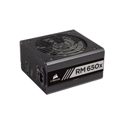 Produktbild von Corsair RMx Series RM650x, 650 W, 100 - 240 V, 47 - 63 Hz, 5 - 10 A, 130 W, 648 W