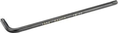 Produktbild von Bahco Langer Winkelschraubendreher für manipulationssichere TX-Schrauben, phosphatiert, T30 x 114 mm