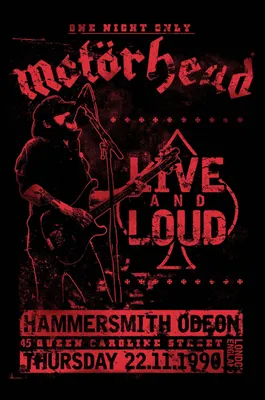 Produktbild von MOTORHEAD - Poster Maxi 91cmx51cm - Live and loud