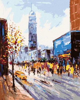Produktbild von Zuty - Malen nach Zahlen - EIN WOCHENTAG IN NEW YORK, 40x50 cm, ohne Keilrahmen