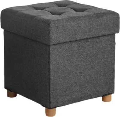Produktbild von Zusammenklappbare Aufbewahrungsbank – Ottomane – 37 l – 38 x 38 x 40 cm