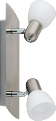 Produktbild von EGLO Deckenlampe Enea, 2 flammige Deckenleuchte, Deckenstrahler, Wohnzimmerlampe, Spots mit E14 , L 30 cm