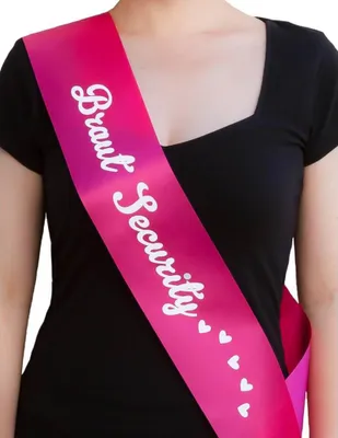 Produktbild von Oblique Unique Schärpe Braut Security JGA Junggesellinnenabschied Hen Party pink