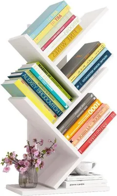 Productafbeelding van Famanu Houten Boekenrek, boomvorm - Open ontwerp met 4 lagen
