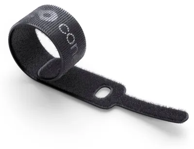 Productafbeelding van 5 stuks herbruikbare kabelbinders, 10 cm, klittenband, zwart