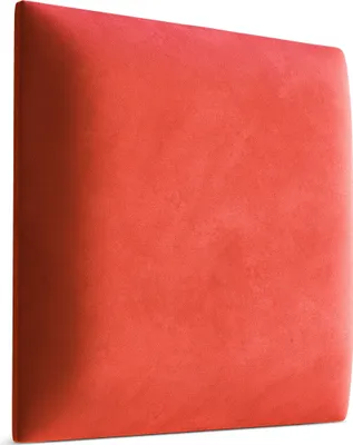 Produktbild von Muralo Polsterpaneel WANDPOLSTER Wandkissen Bettkopfteil Wandpaneel Magic Velvet Rot 2232 50cm x 50cm