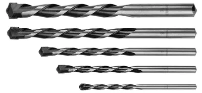 Produktbild von Bohrer für Beton 4-10 mm, Satz mit 5 Stück, Schmetterlingsspitze