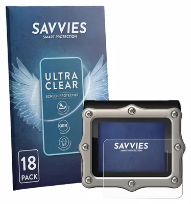 Produktbild von 18x Für Shearwater Perdix 3 Schutzfolie Savvies Displayschutz Display Schutz Folie Klar Transparent
