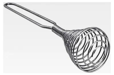 Produktbild von Edelstahl-Schneebesen, manuelles Spiral-Ei-Mixer, Milchaufschäumer, Eieraufschäumer, Küchenwerkzeug