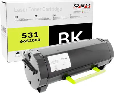 Produktbild von Toner Schwarz kompatibel zu Lexmark 66S2000 MS531dw MS630 MS631dw MX532adwe – ersetzt 066S2000 – 5.000 Seiten