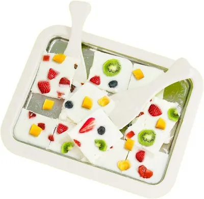 Produktbild von Eisroller Set, Edelstahl, inklusive 2 Spatel, für Gelato, Sorbet, Frozen Yogurt, für Kinder