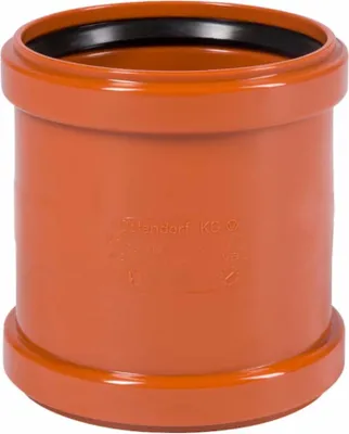Produktbild von KGMM PVC-U Doppelmuffe DN/OD 315 für KG-System Abwasser Außenbereich SN 4