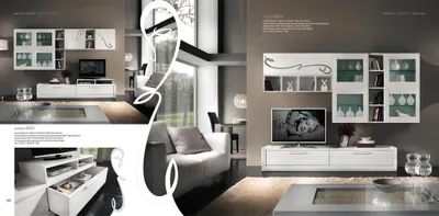 Produktbild von rtv Wohnwand TV Wand Anbauwand Wohnzimmer Möbel Wohnwände Schrank Regal Luxus