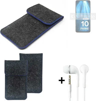 Produktbild von K-S-Trade Handy Schutz Hülle kompatibel mit Xiaomi Redmi 10 Prime 2022 Schutzhülle Handyhülle Filztasche Pouch Tasche Case Sleeve Filzhülle