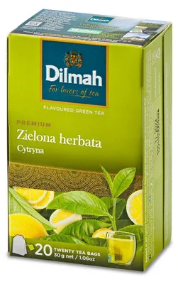 Obrázek produktu pro Dilmah Zelený čaj s citronem (20ks), 101329