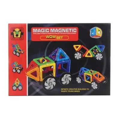 Produktbild von Magnetisches Konstruktionsspielzeug für Kinder, 16-teilig, 27 x 19,5 x 7 cm