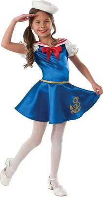 Produktbild von Matrosin-Kleid Kinderkostüm Kinder Größe: S