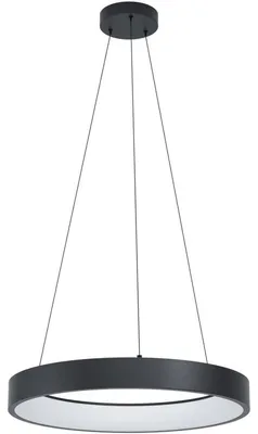 Produktbild von EGLO connect LED Pendelleuchte Marghera-C, 1 flammige Hängelampe, Hängeleuchte aus Stahl und Kunststoff in Schwarz, Weiß, Farbtemperaturwechsel (warm, neutral, kalt), RGB, dimmbar
