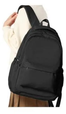 Produktbild von Schulrucksack Mädchen Jungen Rucksack Schule Teenager Wasserdicht Laptop 44x30x15cm Schwarz