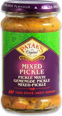 Produktbild von [ 283g ] PATAK'S Mixed Pickle Hot / scharfes Pickle mit Mango, Limette und grünen Chilis