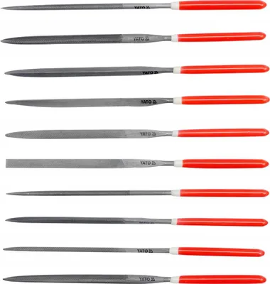 Produktbild von Yato Nadelfeilen-Set 10tlg. 5x180mm Präzisionswerkzeuge