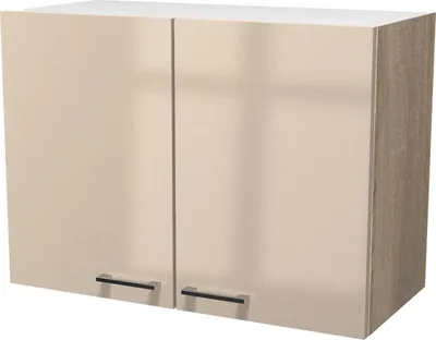 A studio shot of a kitchen cabinet.