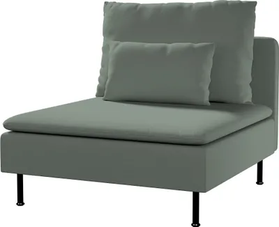 Produktbild von Dekoria Bezug für Söderhamn Sitzelement 1, grün, Bezug für Sitzelement 1